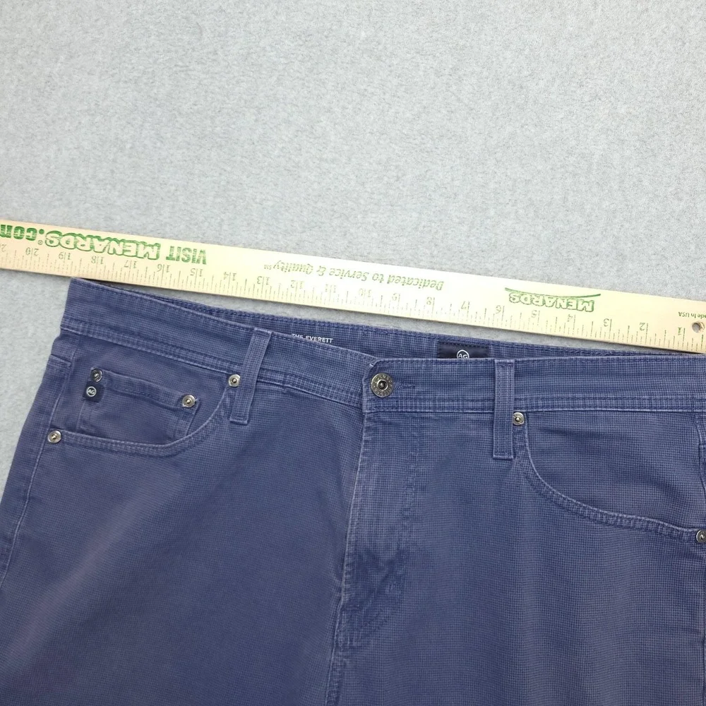 AG Adriano Goldschmied Everett Jeans Mens 36x32 Blue Slim Straight Stretch Denim